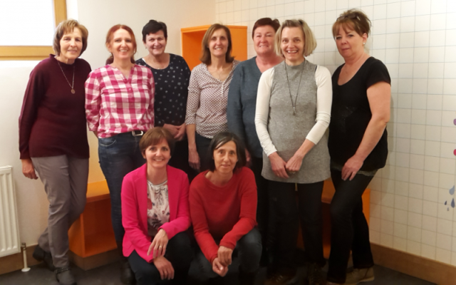 Das Team der Bibliothek im Jahr 2019