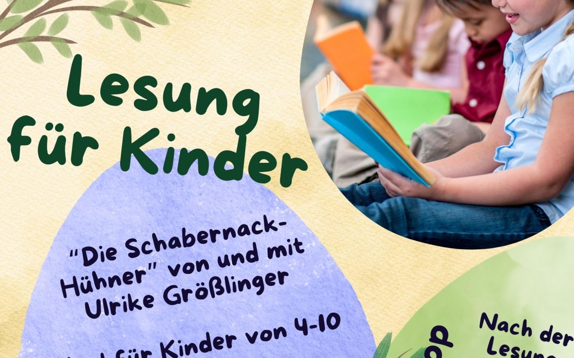Einladung zur Lesung von "Die Schabernack-Hühner"