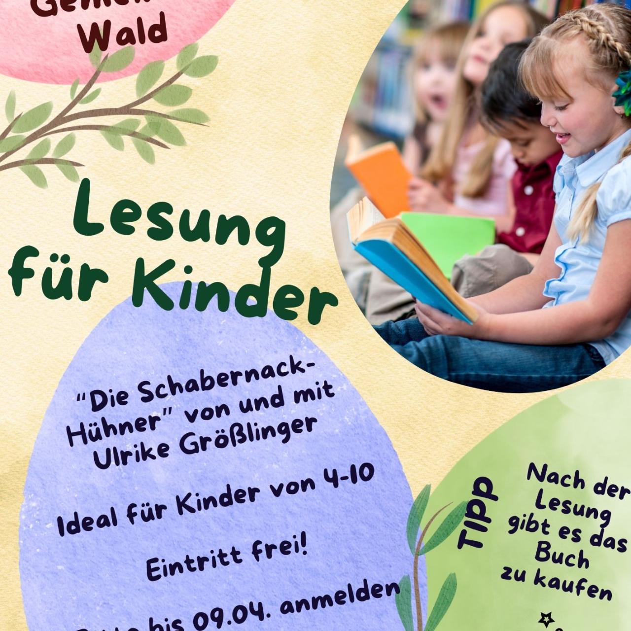 Einladung zur Lesung von "Die Schabernack-Hühner"